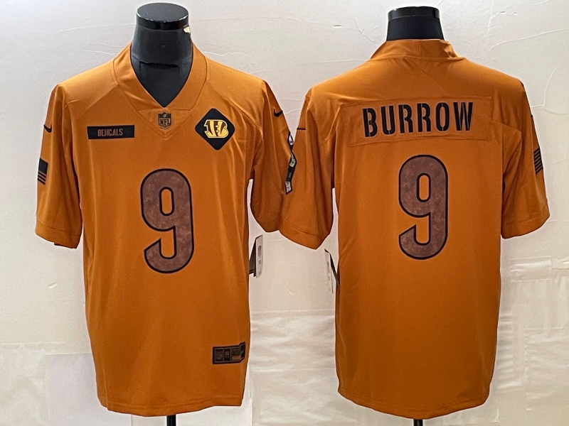 2024 Cincinnati Bengals Orange Game Jersey