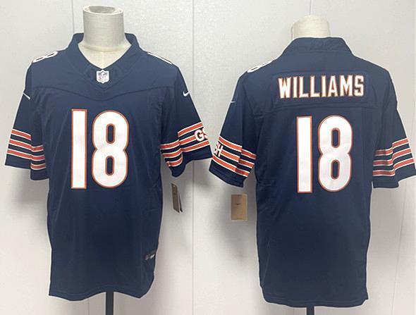 2025 Chicago Bears Navy Blue Game Jersey