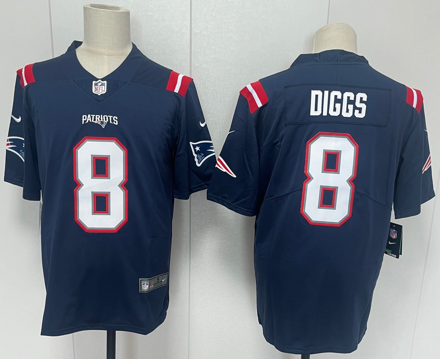 2025 New England Patriots Blue Game Jersey