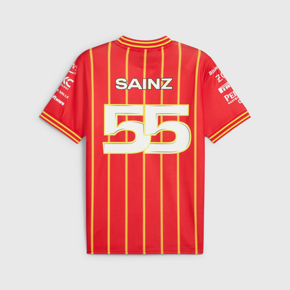 2024 Ferrari Team Soccer Jersey - Carlos Sainz Jr