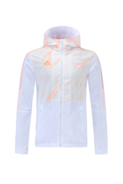 Arsenal Retro White Windbreaker - Men's Edition