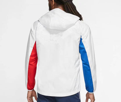 Barca White Hooded Jacket