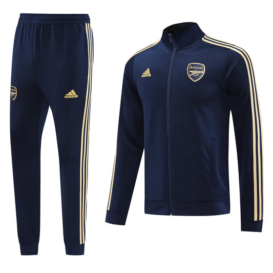 Arsenal Navy Training Tracksuit - Gold Prestige Edition