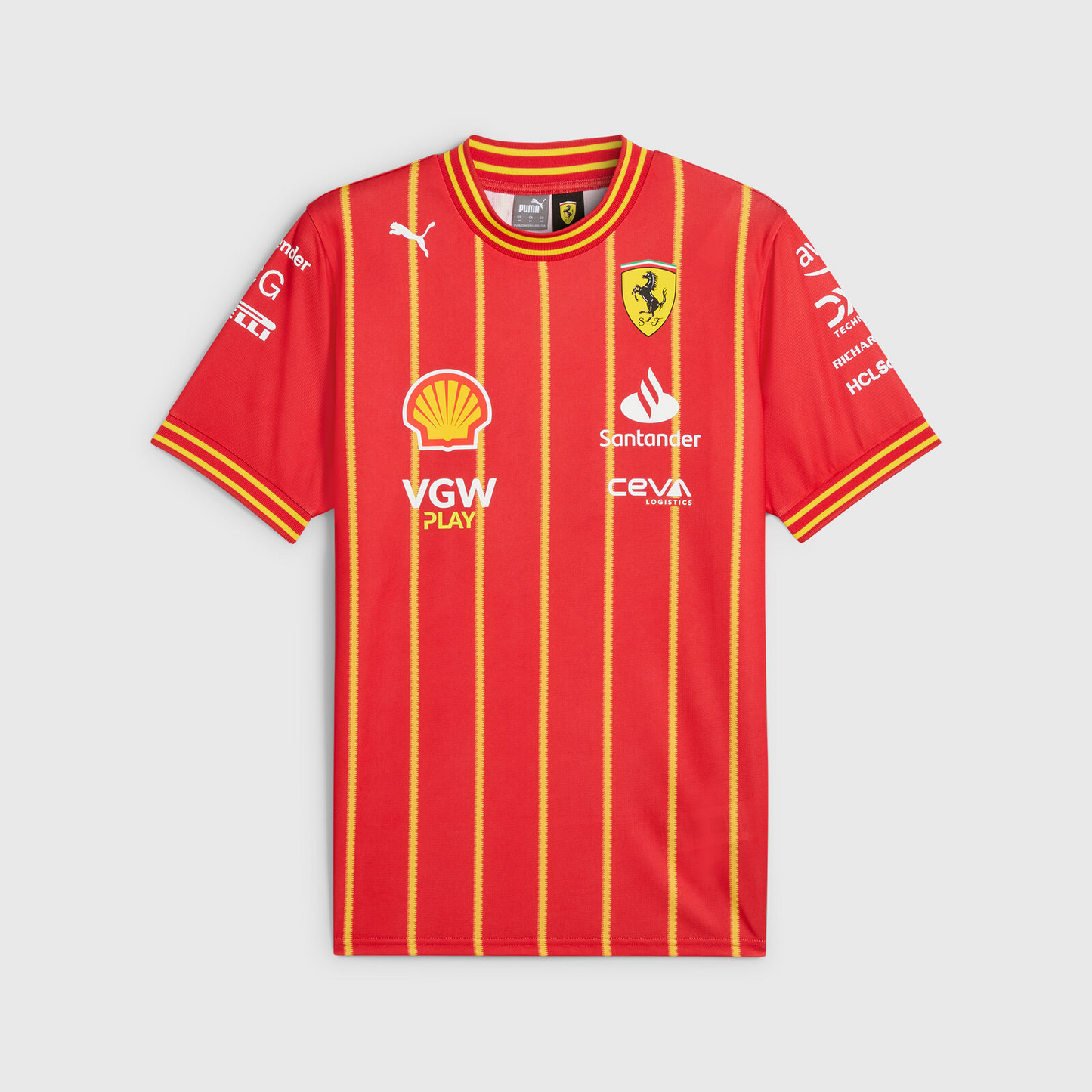 2024 Ferrari Team Soccer Jersey - Charles Leclerc