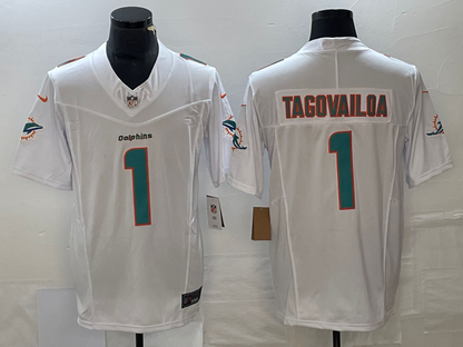 2024 Miami Dolphins White Game Jersey
