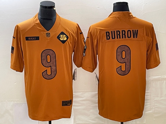 2024 Cincinnati Bengals Orange Game Jersey