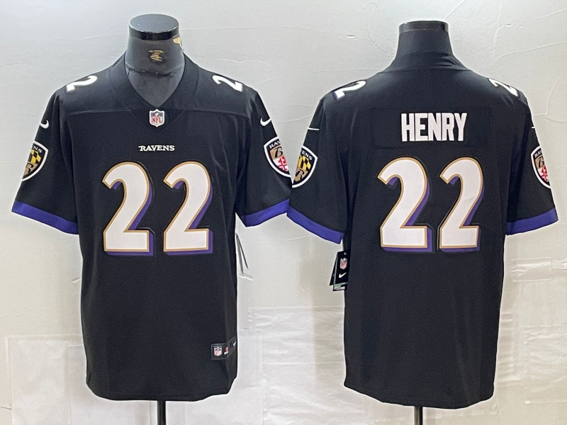 2024 Baltimore Ravens Black Home Game Jersey