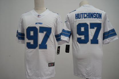 2024 Detroit Lions White Game Jersey