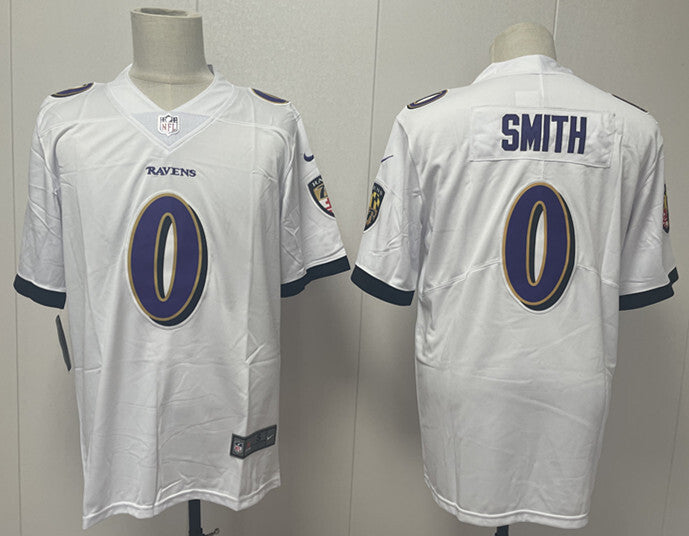 2024 Baltimore Ravens White Away Game Jersey