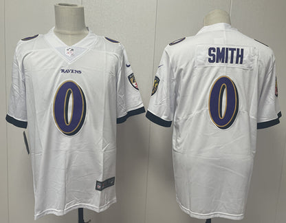 2024 Baltimore Ravens White Away Game Jersey