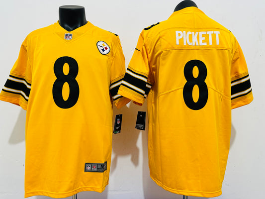 2024 Pittsburgh Steelers Yellow Alternate Game Jersey