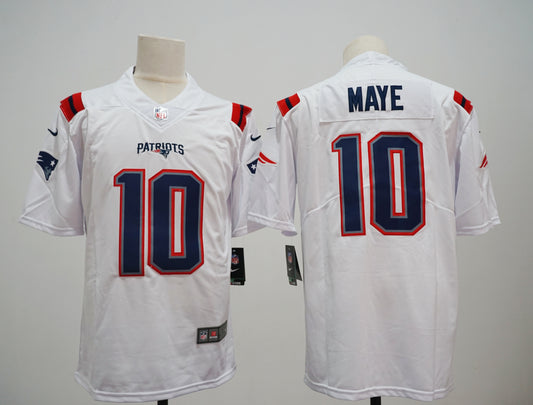 2024 New England Patriots White Game Jersey