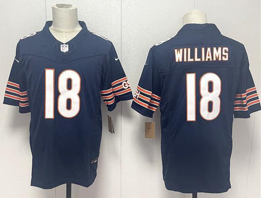 2025 Chicago Bears Navy Blue Game Jersey