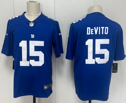 2025 New York Giants Royal Blue Game Jersey