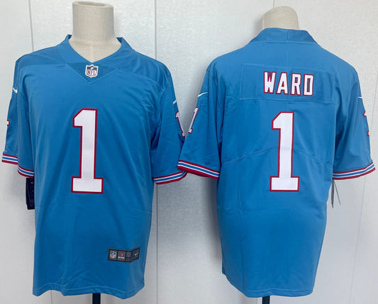 2025 Tennessee Titans Blue Game Jersey