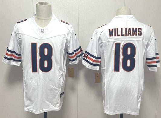 2025 Chicago Bears White Game Jersey