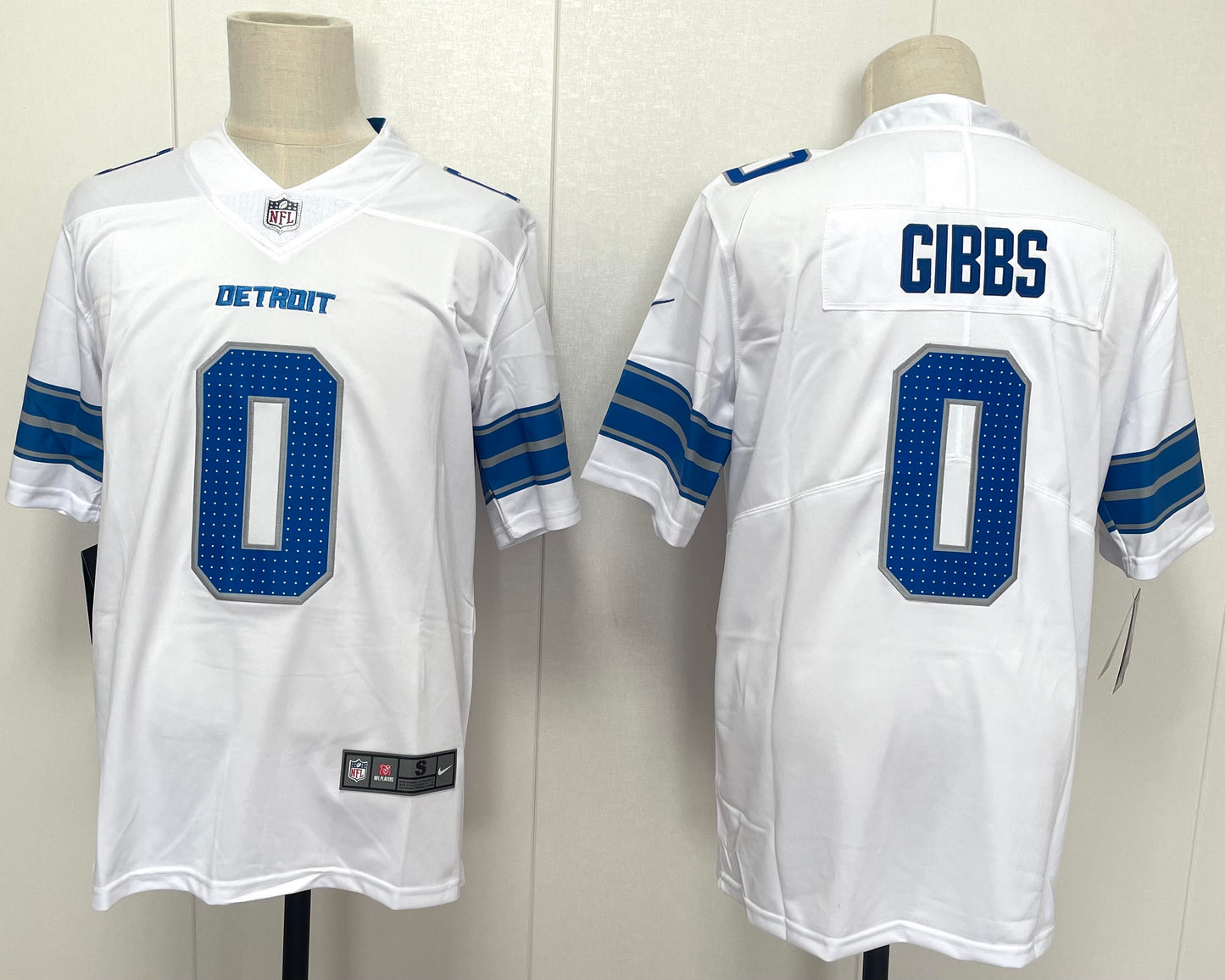 2025 Detroit Lions White Game Jersey