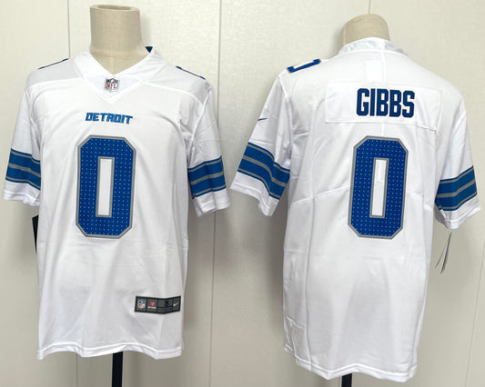 2025 Detroit Lions White Game Jersey