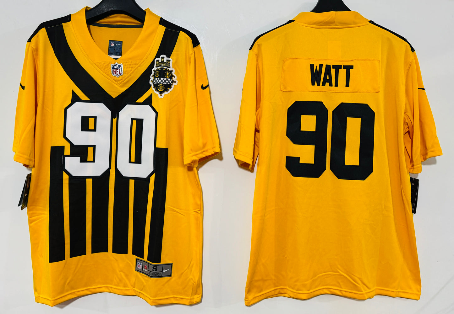 2025 Pittsburgh Steelers Yellow Alternate Game Jersey