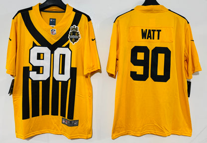 2025 Pittsburgh Steelers Yellow Alternate Game Jersey