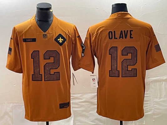 2024 New Orleans Saints Orange Alternate Game Jersey
