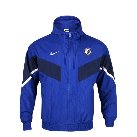 Chelsea FC Blue Hooded Jacket