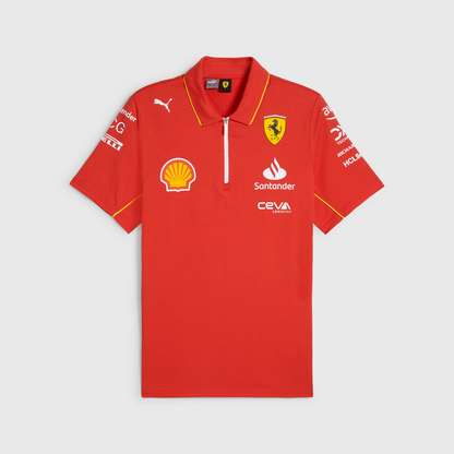 Ferrari Crew polo shirt 2024 burnt red