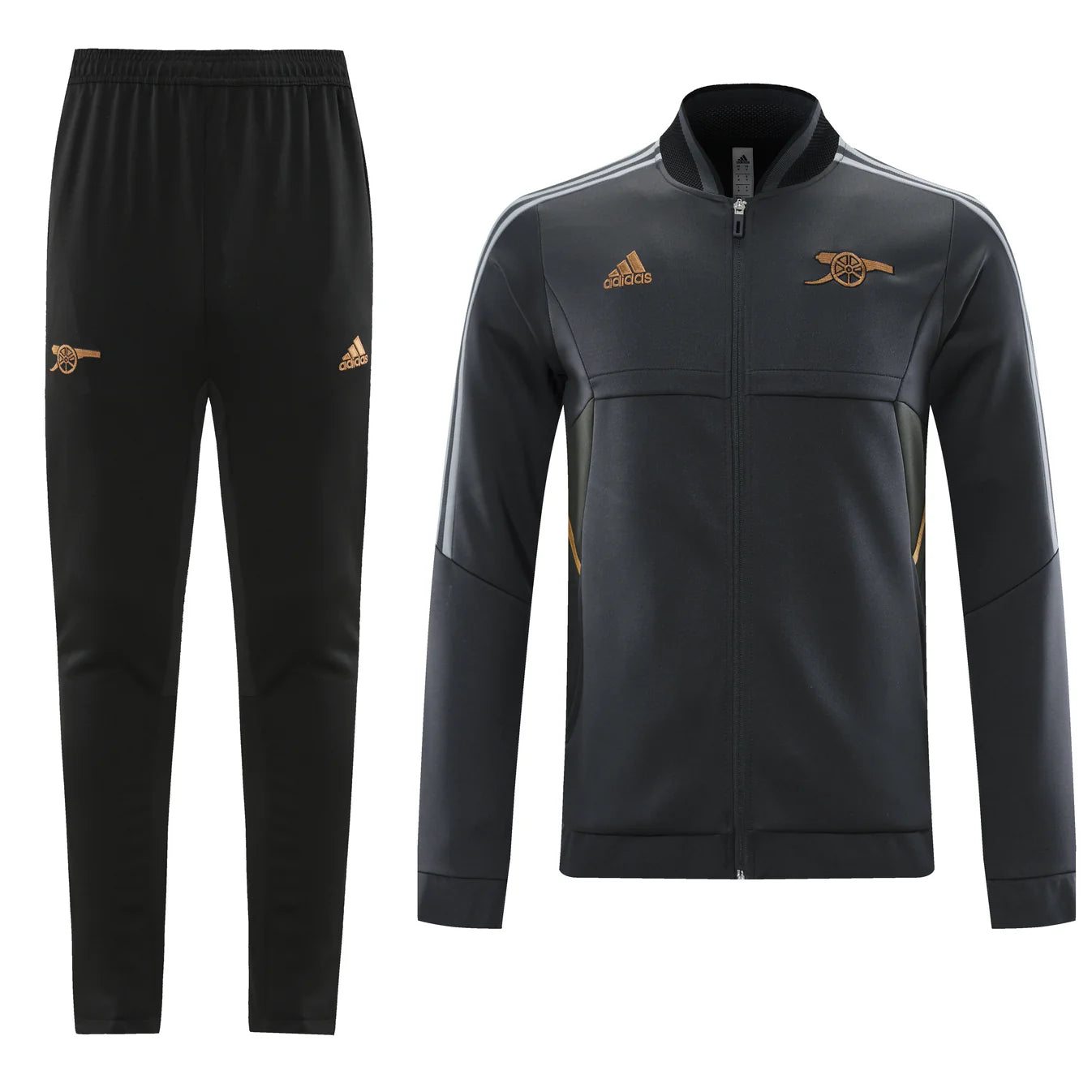 Arsenal Gold Accent Training Tracksuit - Prestige Edition