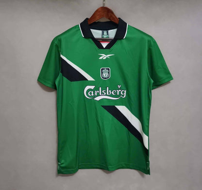 LiverpooI 1999/2000 Green Away Kit