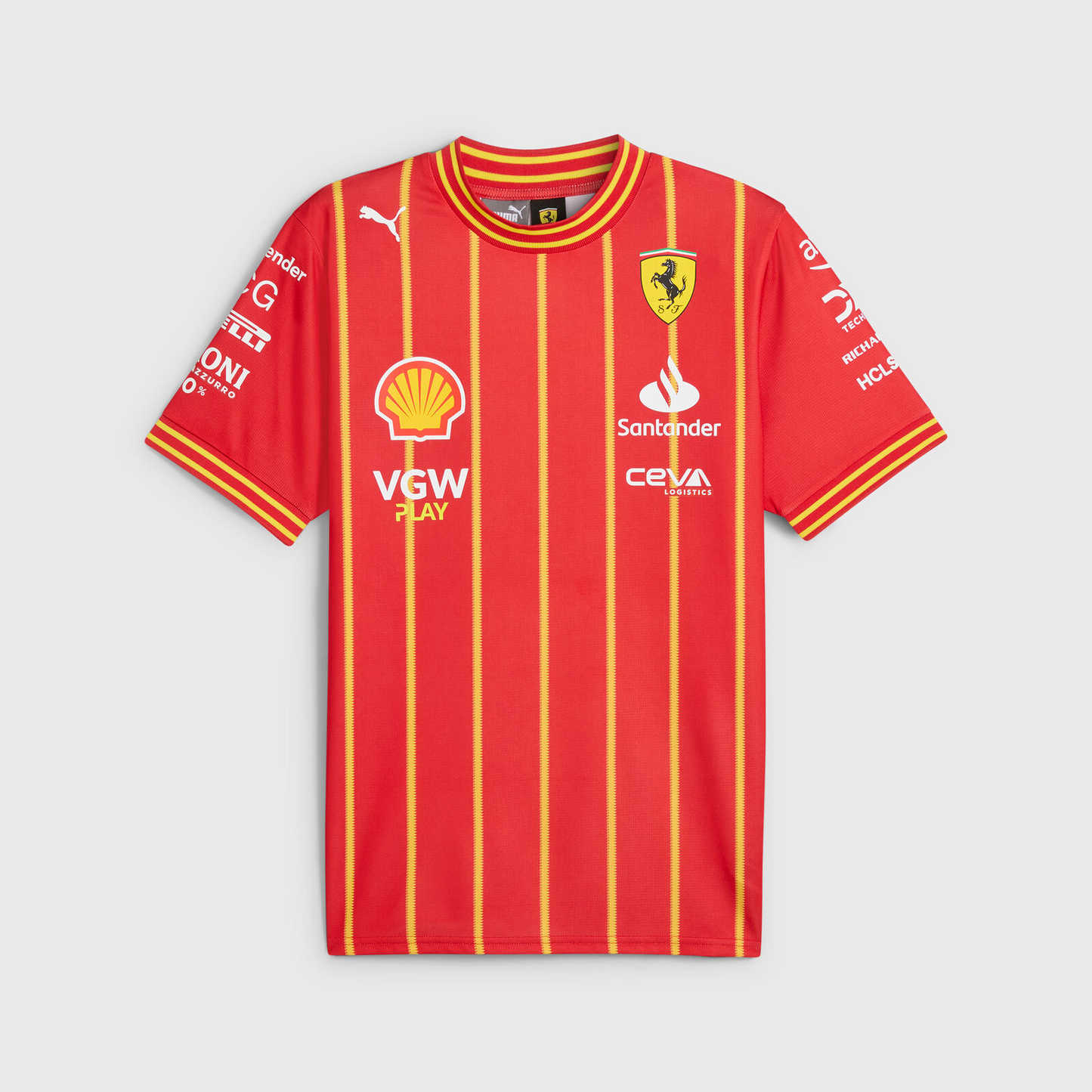 2024 Ferrari Team Soccer Jersey - Carlos Sainz Jr