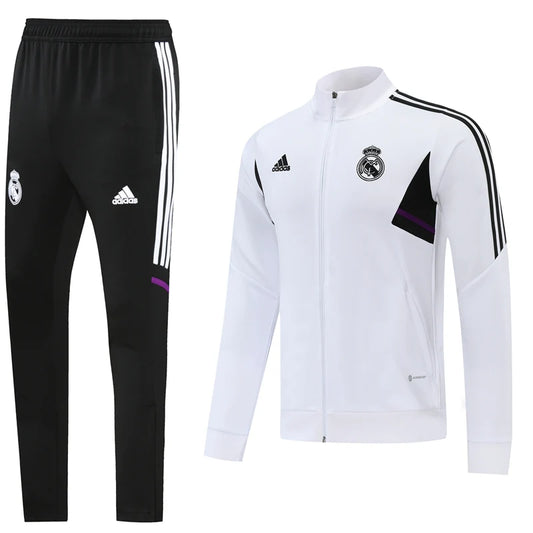 Real Madrid Iconic Black & White Tracksuit