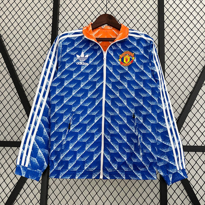 Manchester Reversible Orange/Blue Tracksuit Jacket