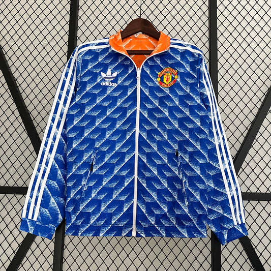 Manchester Reversible Orange/Blue Tracksuit Jacket