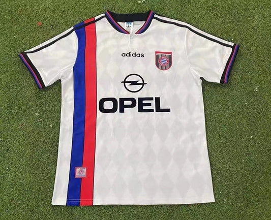 Bayern Munich 1995/96 Away White Kit