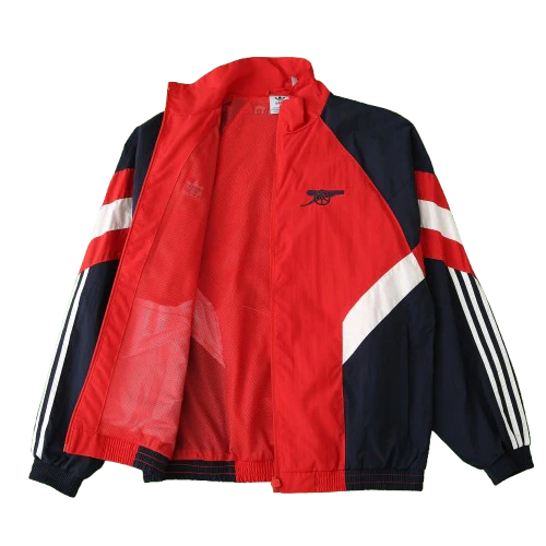 Arsenal Retro Track Jacket – Red/Navy