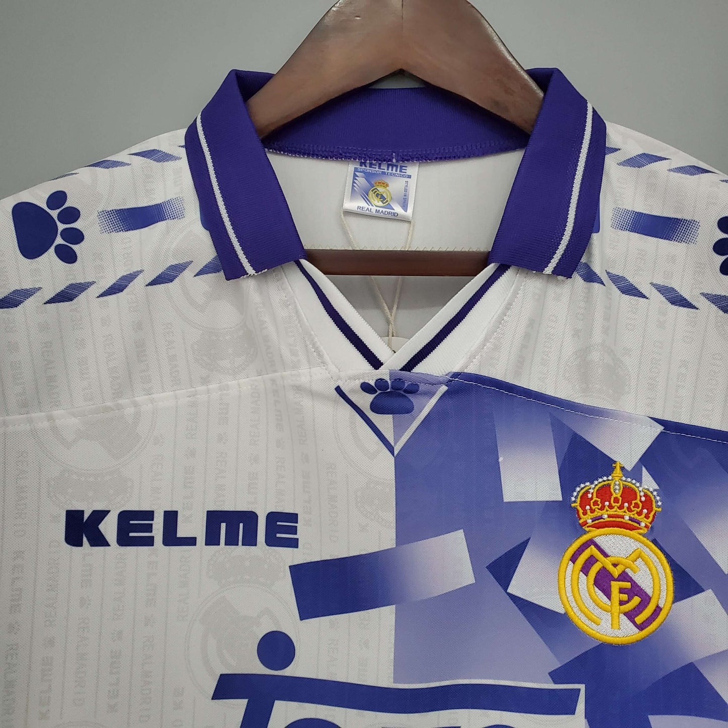 Real Madrid 1996/1997 Away White Kit