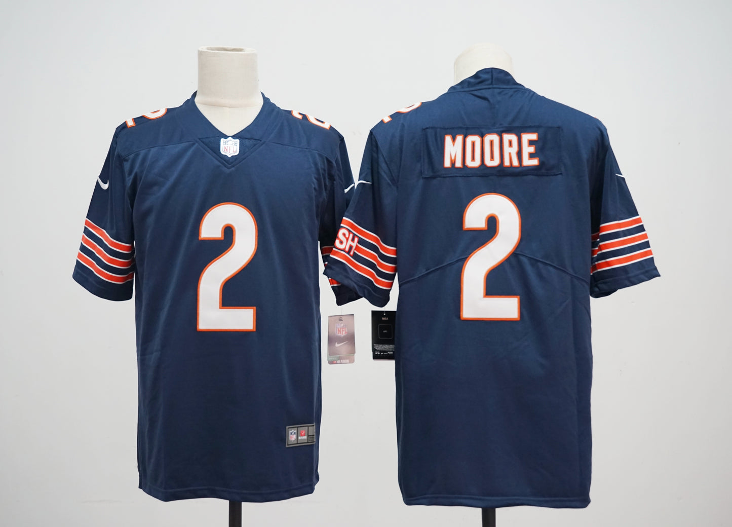2024 Chicago Bears Navy Blue Game Jersey