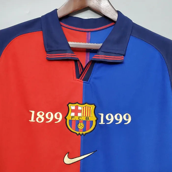 Barcelona 1999/2000 100th Anniversary Home Kit