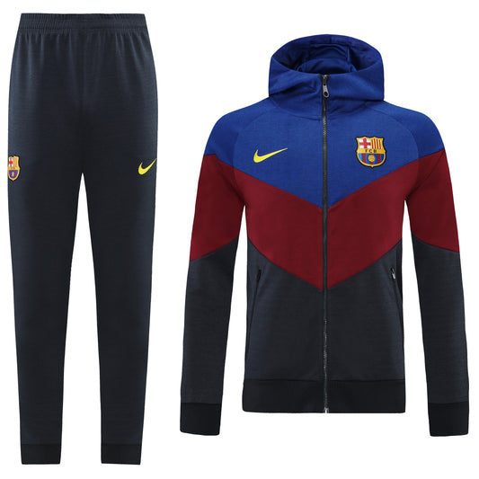 FC Barcelona Heritage Colorblock Hoodie Tracksuit