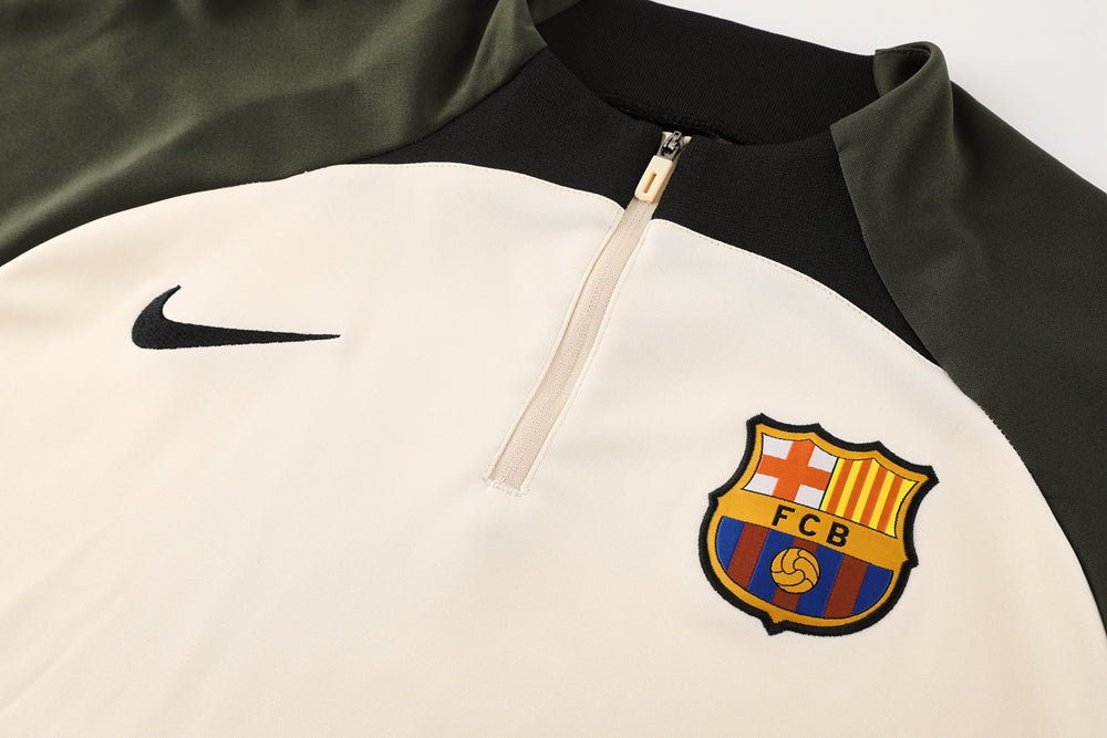 FC Barcelona Earth Tone Training Tracksuit - Verde Edition