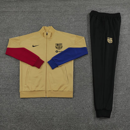 Barça Heritage Gold Tracksuit