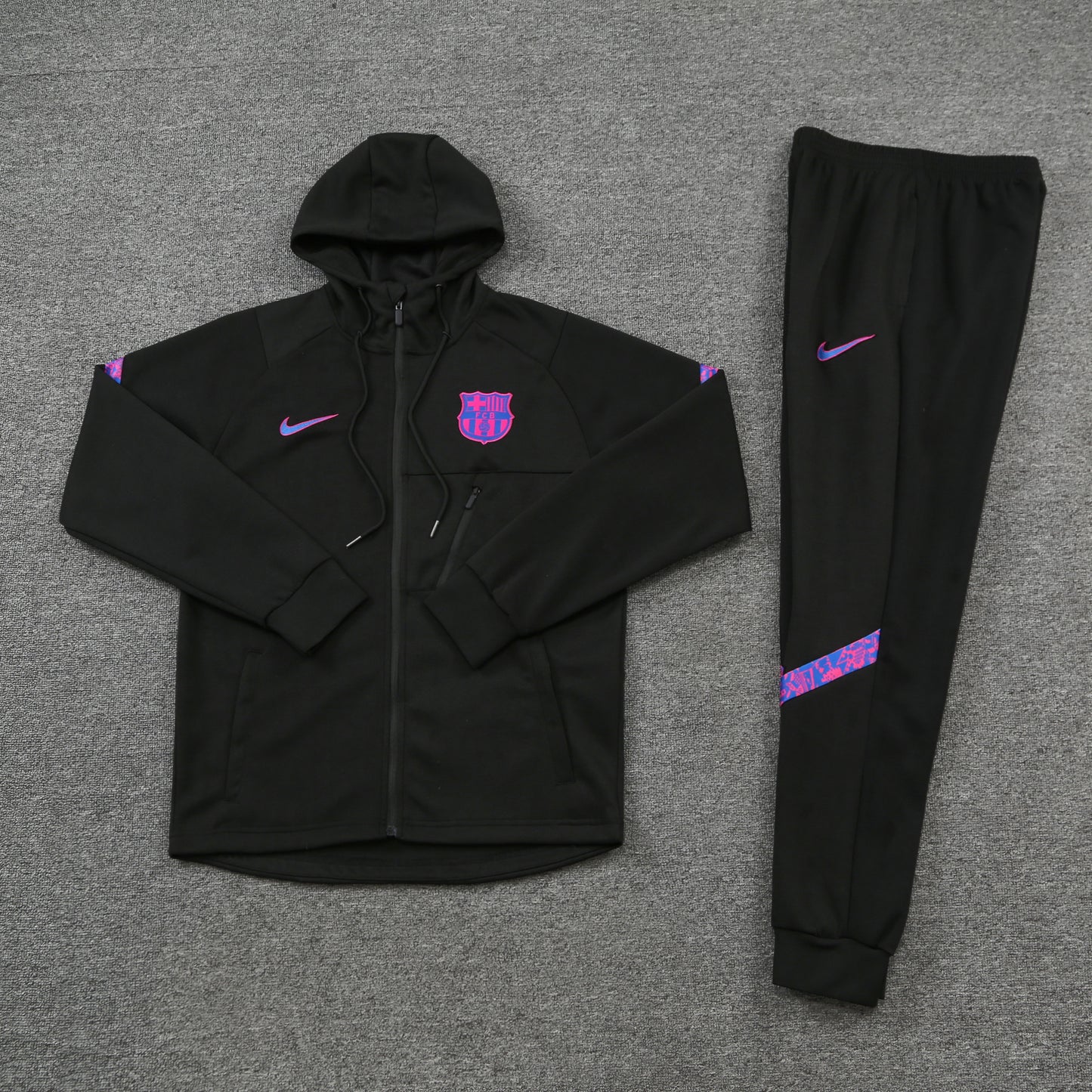 FC Barcelona Blackout Prism Tracksuit - Nightfall Edition