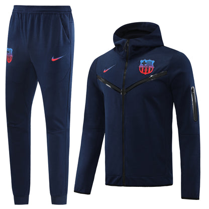 FC Barcelona Stealth Hoodie Tracksuit - Elite Edition