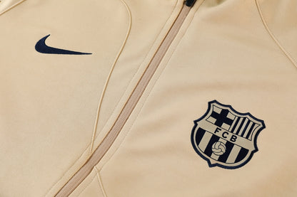 FC Barcelona Desert Gold Training Tracksuit - Prestige Edition