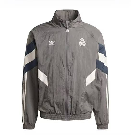 Real Madrid Retro Windbreaker Jacket