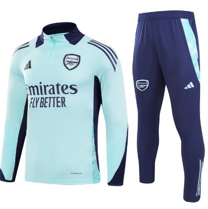 Arsenal 2025 Training Tracksuit – Mint & Navy Edition
