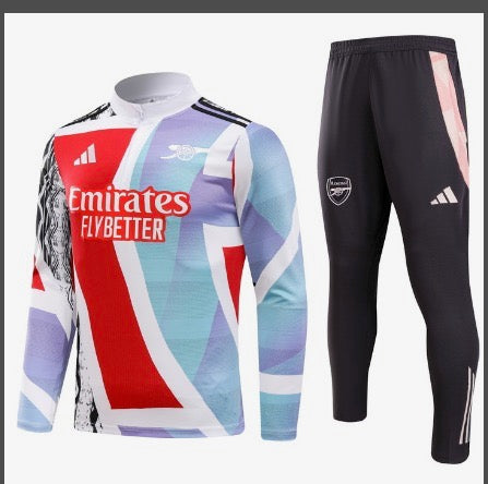 Arsenal 2025/26 Pre-Match Tracksuit – Abstract Edition