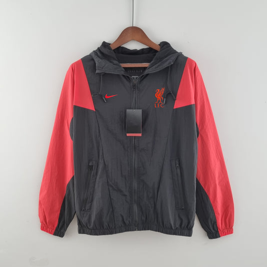 Liverpool FC Black & Red Windbreaker