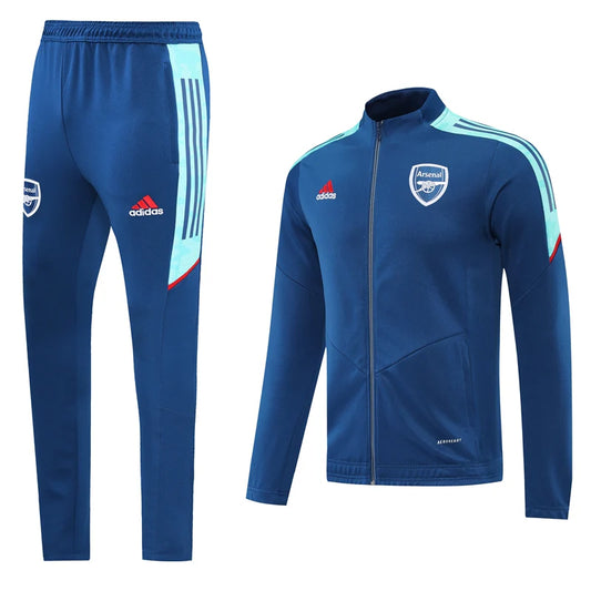 Arsenal Blue Training Tracksuit - Aqua Strike Edition