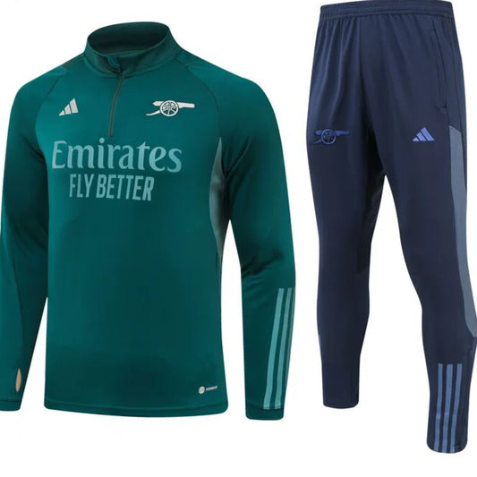 Arsenal 24/25 Youth Training Tracksuit Set - Emerald Edition